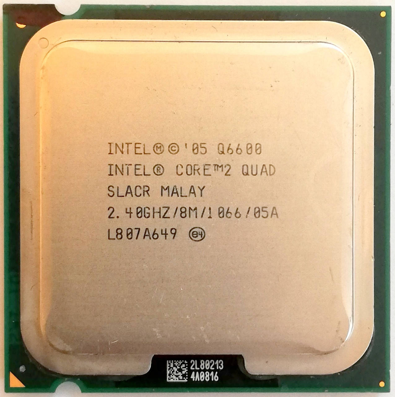 

Процессор Intel Core 2 Quad Q6600 G0 SLACR 2.4GHz 8M Cache 1066 MHz FSB Soket 775 Б/У