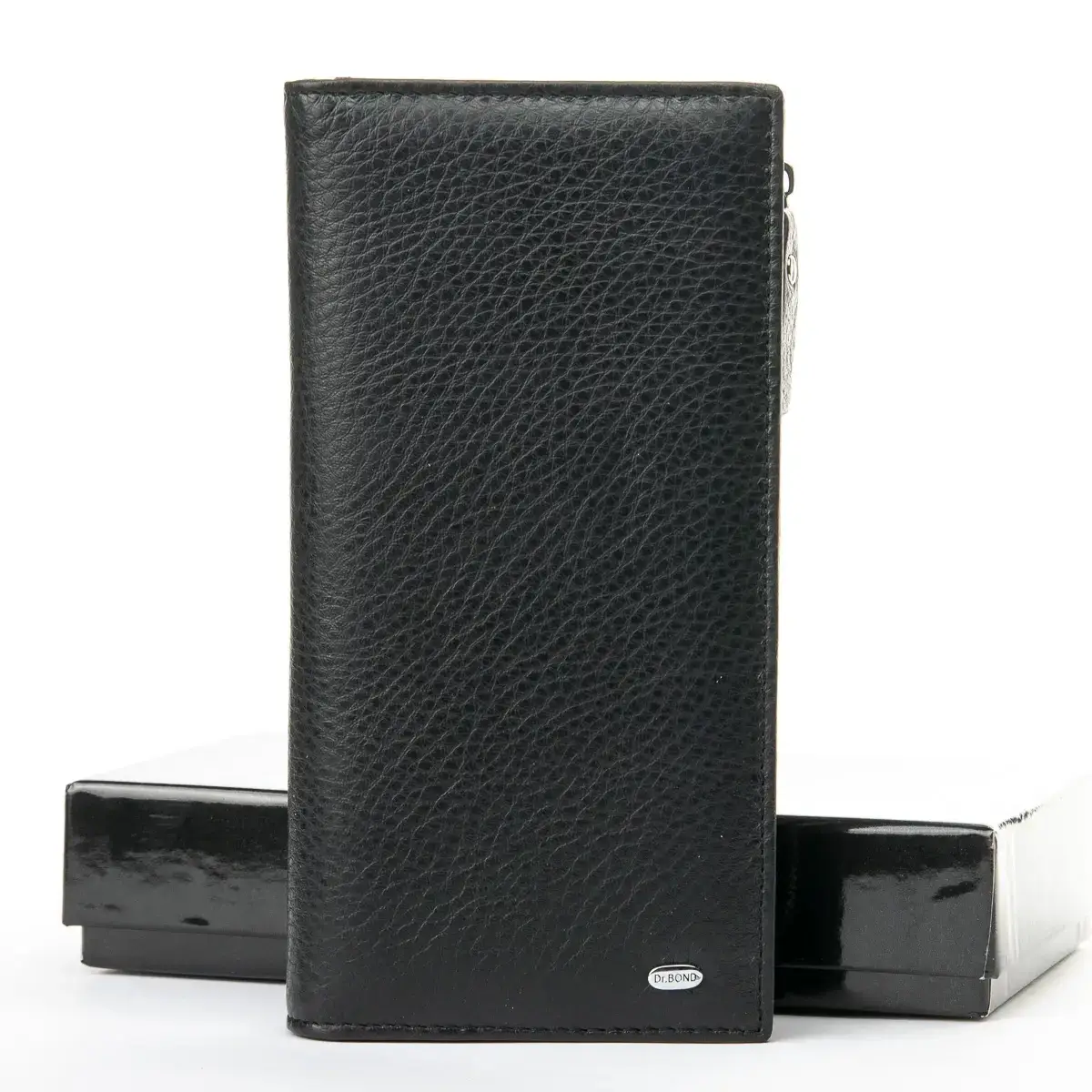 

Мужской кожаный кошелек Dr.BOND 10 x 19 x 3 см Черный (wmb-3m)