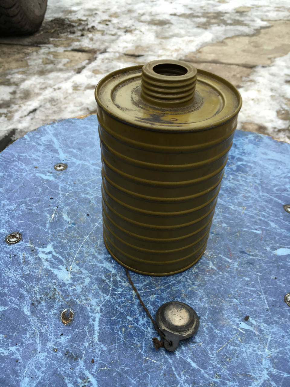 

Противогазный фильтр (коробка) ЕО-12 ЕО-16 идеал новый СССР