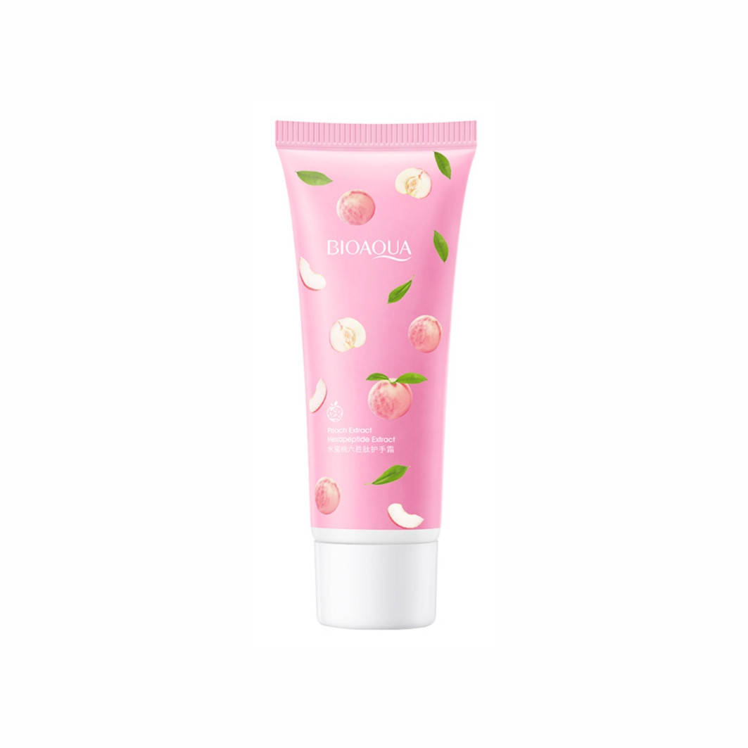 

Крем для рук с экстрактом персика Bioaqua Peach Extract Arbutin Vitamin E Moisturizer