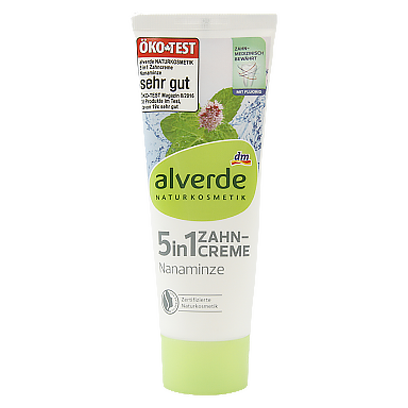 

Зубна паста Алверде органічна Alverde 5in1 zahncreme 75ml 6шт/ящ (Код : 00-00011393)