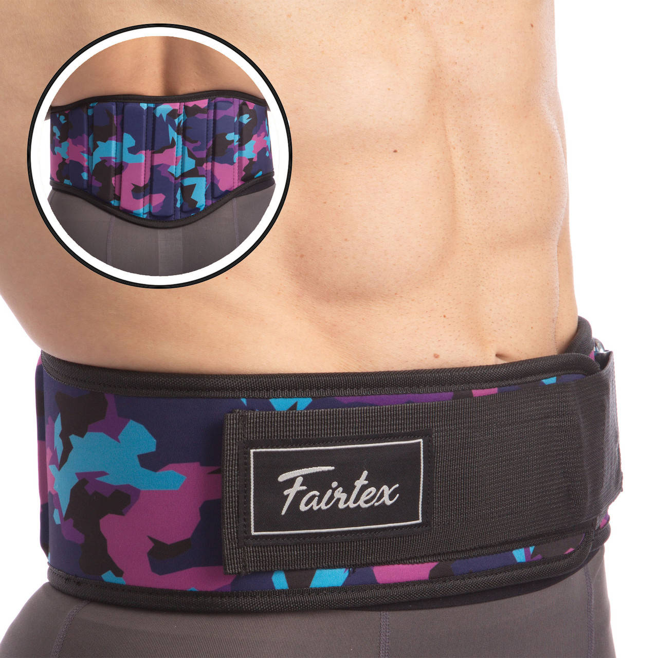 

Пояс атлетический усиленный регулируемый Fairtex 165551: размер S-XL