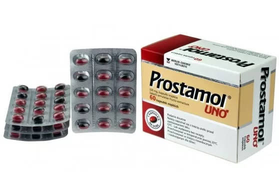 

Prostamol Uno Berlin-Chemie AG 320 мг экстракта Saw Palmetto 60 желатиновых капсул