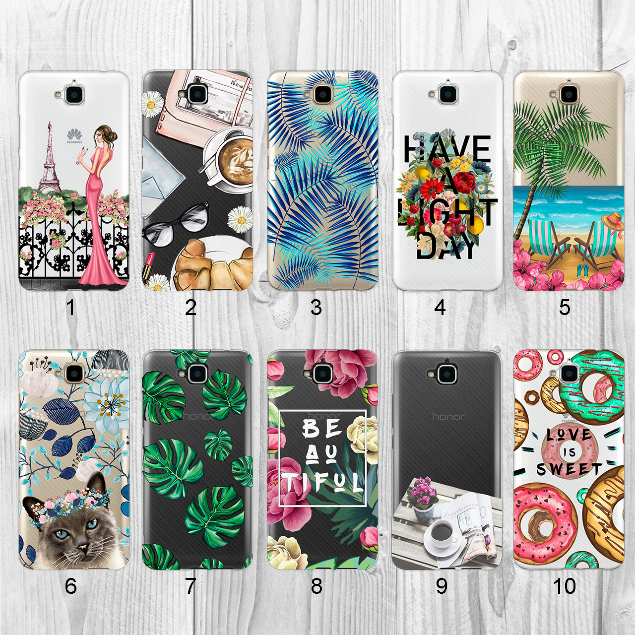 

Силиконовый чехол с рисунком для Huawei Y6 Pro / Enjoy 5 (new collection)