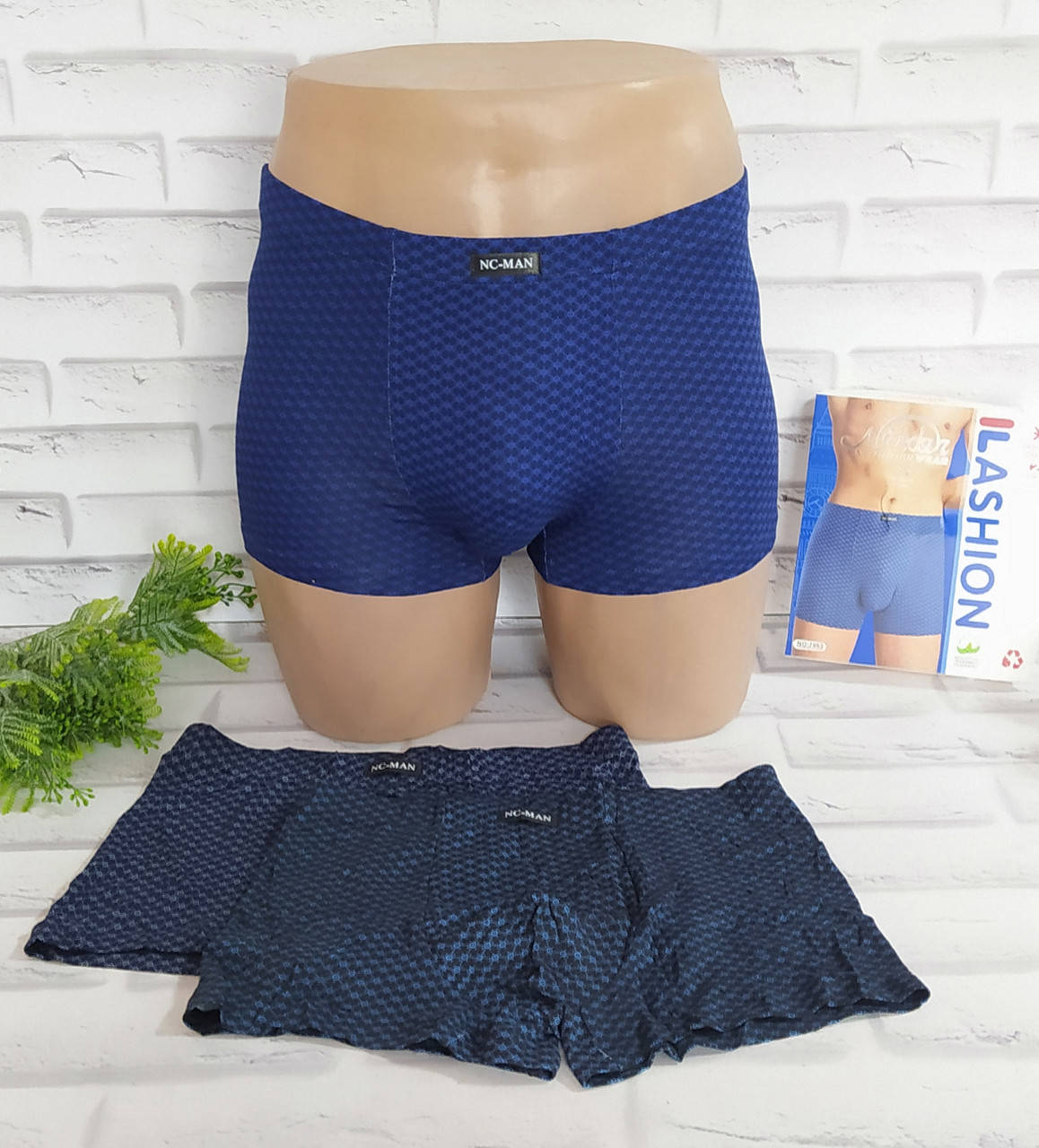 

Трусы мужские XL (48-50 раз) боксеры хлопок NC-MAN (7953), Разные цвета