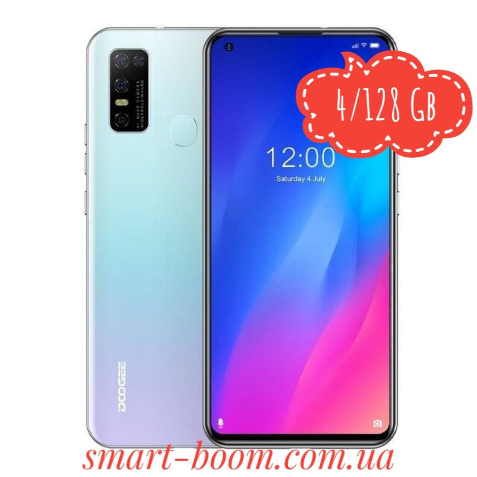 

Смартфон Doogee N30 White 6.55" 4/128Gb 4500mAh