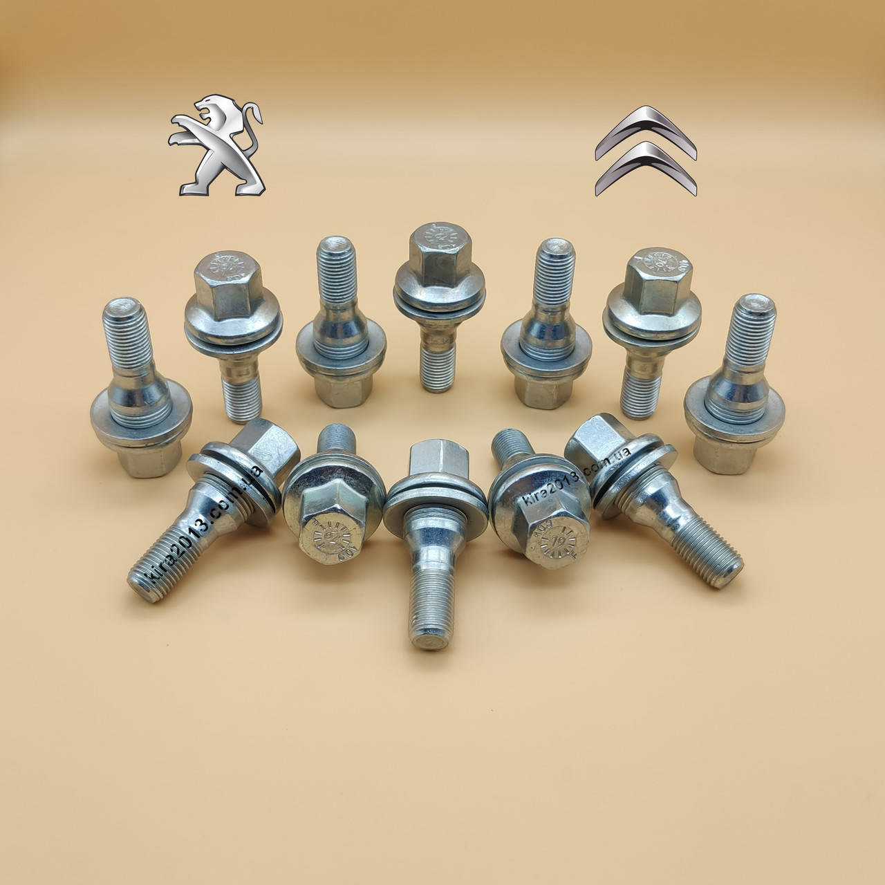 

Болты колесные Peugeot Citroen 5405.67. Болт с плоской шайбой Пежо Ситроен. Оригинальные болты Peugeot Citroen