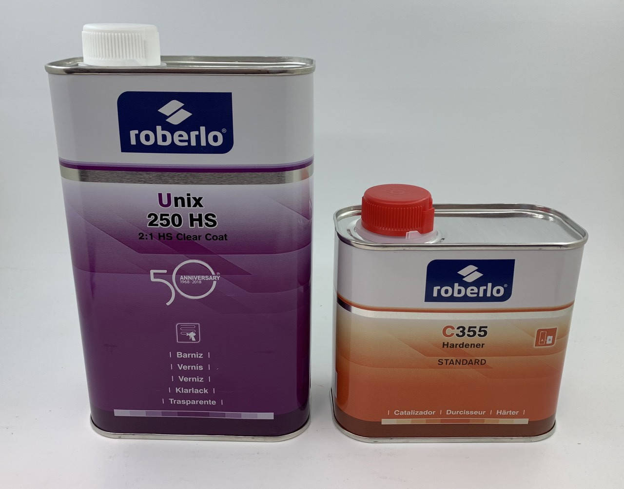 

Лак акриловый HS250 ROBERLO ELITE 1л + отвердитель C355 0,5л