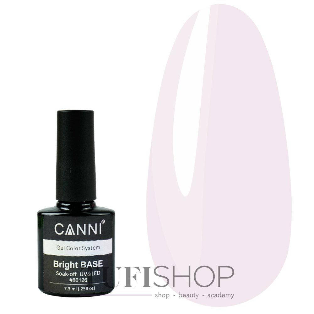 

База Canni UV Bright База №653 молочная 7,3 мл