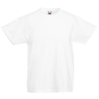 

Футболка Fruit of the Loom Kids Valueweight Tee Детские футболки Футболки унисекс, Белый