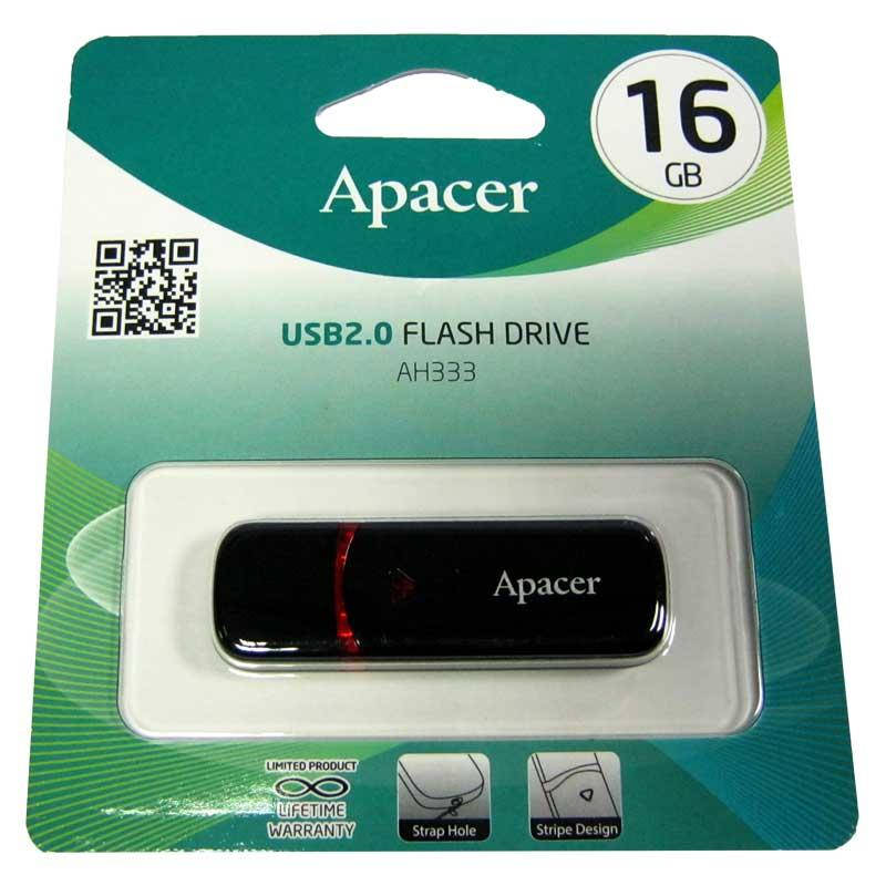 

Флешка 16Gb Apacer AH333 Black, Черный