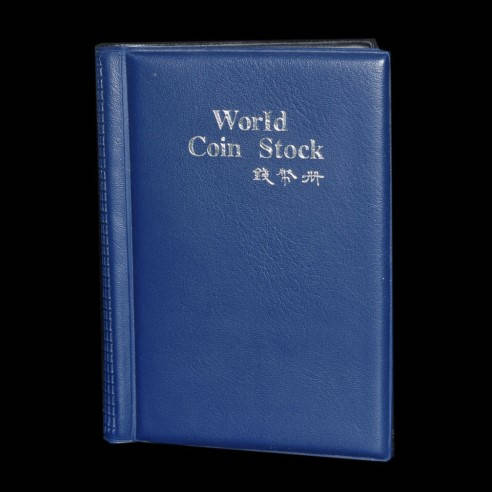 

Альбом для 120 монет нумизматики, синий