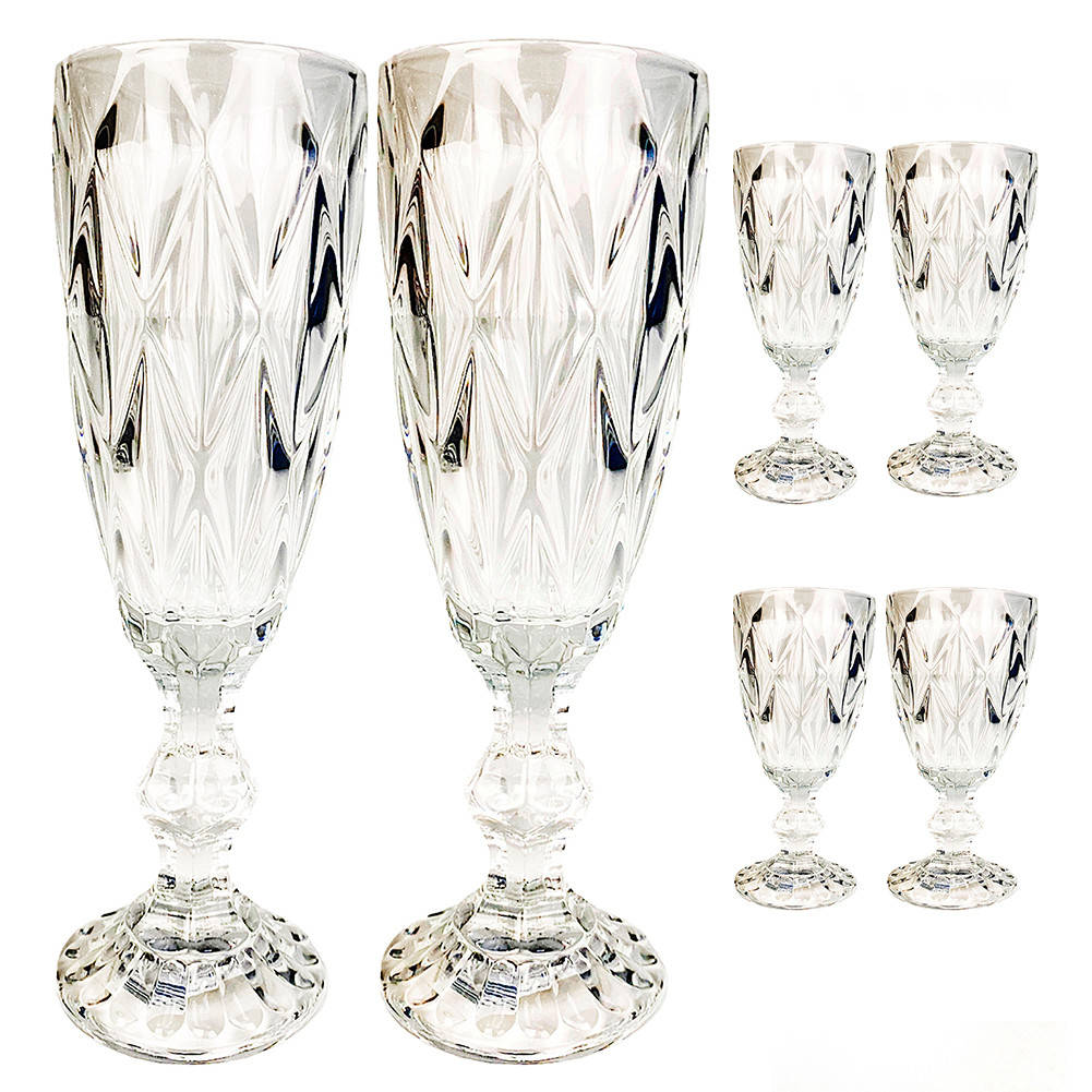 

Набор фужеров для шампанского G-HORSE 6 шт по 175 мл (10GLX)