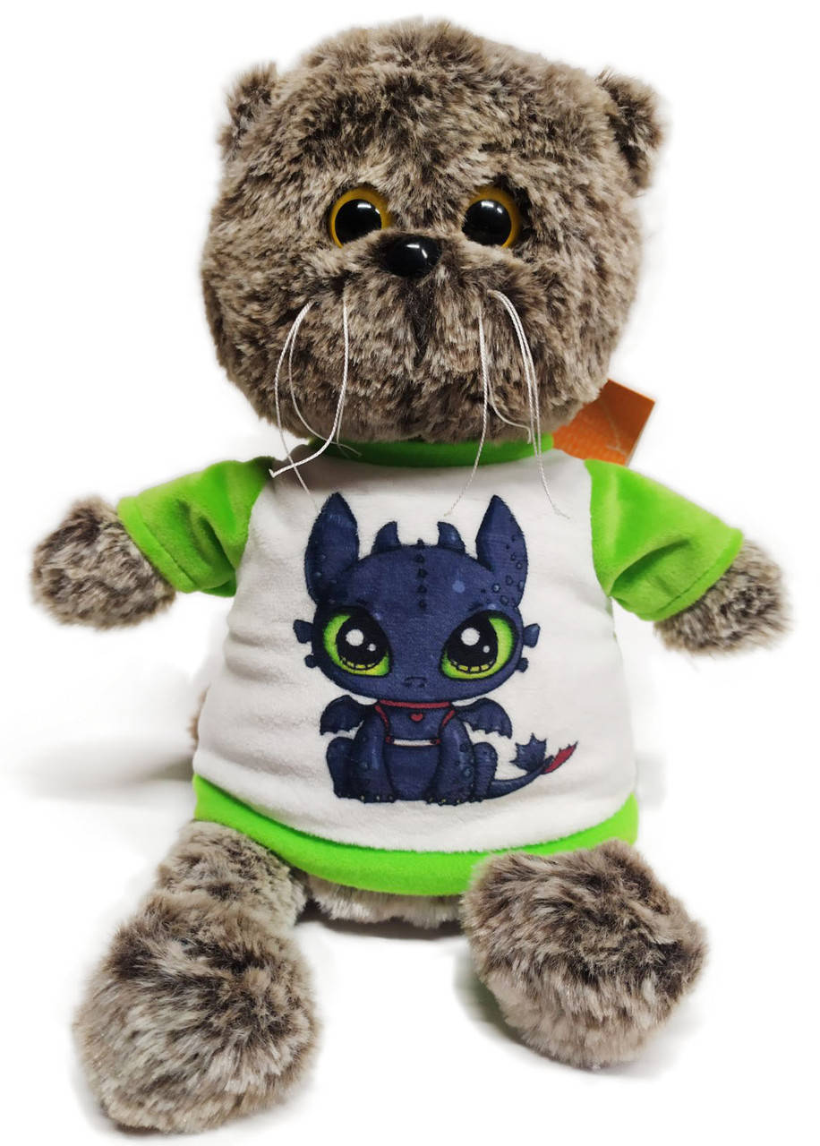 

Мягкая игрушка Кот Басик 00067-52, Серый