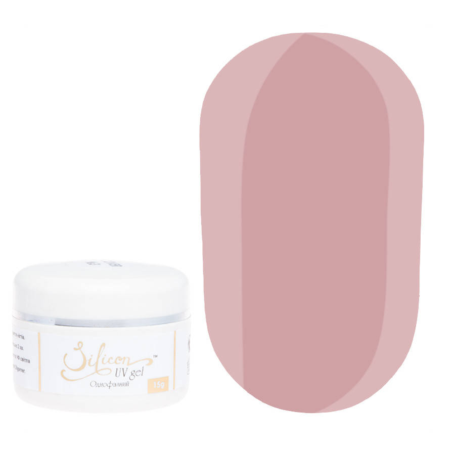 

Silicon UV Gel Cover Light - гель для наращивания, 15 мл