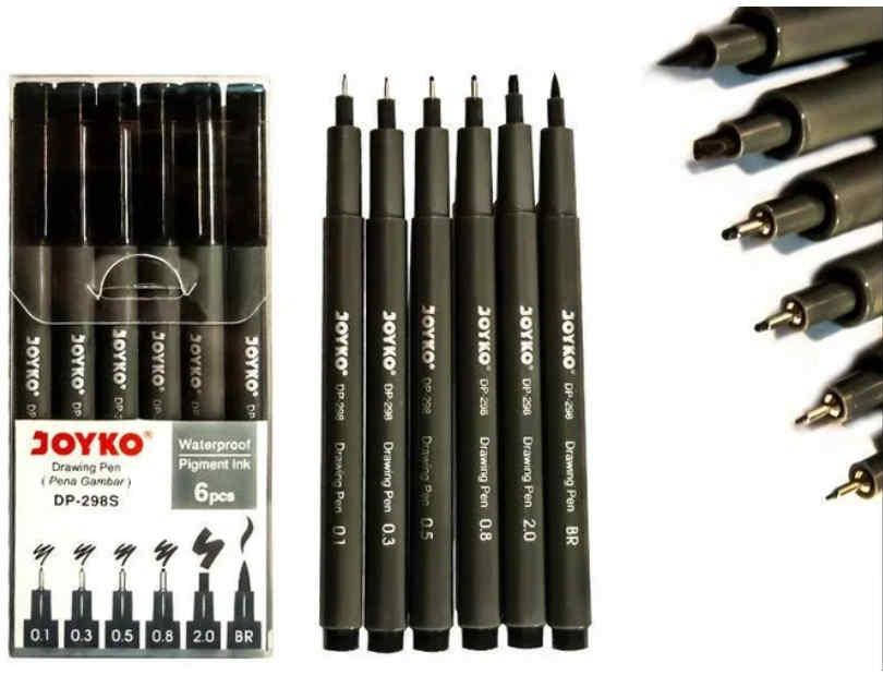 

Набор лайнеров Joyko черные 6 шт