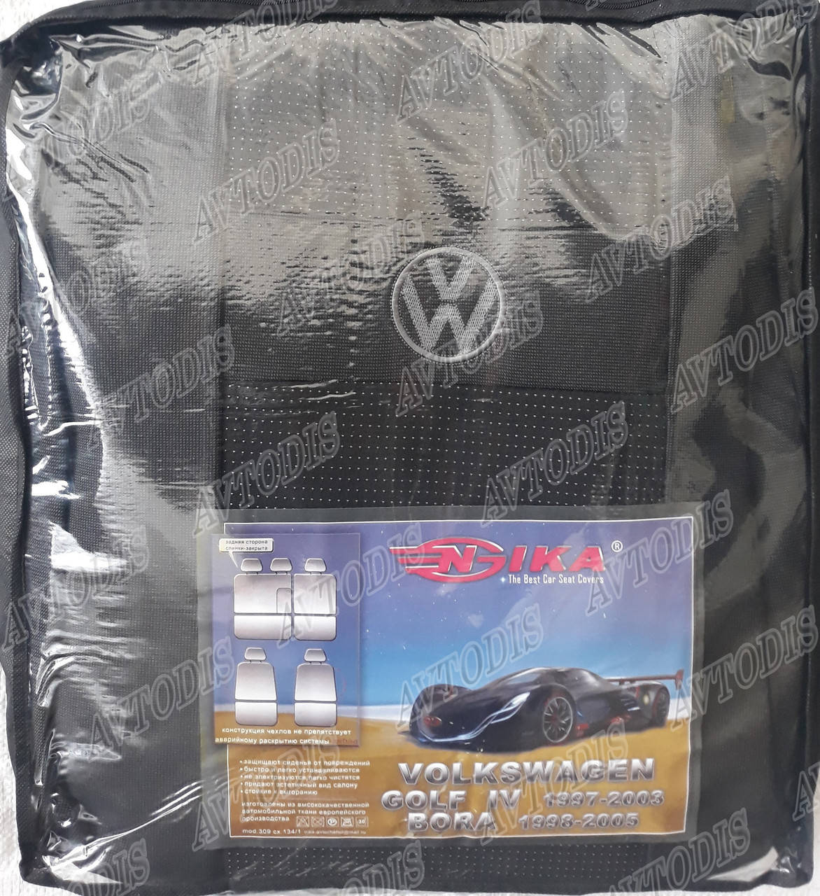 

Авточехлы Volkswagen Golf IV 1997-2003 Nika