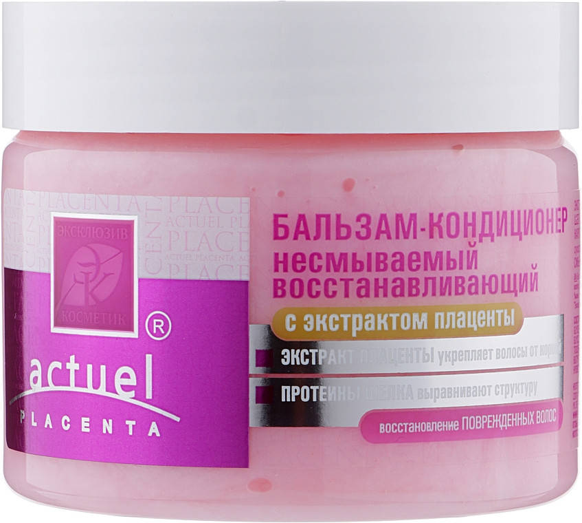 

Бальзам-кондиціонер незмивний Эксклюзивкосметик Actuel Placenta Conditioner 260g