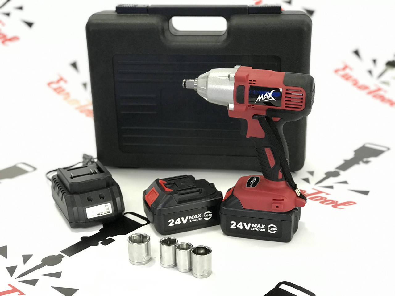 

Аккумуляторный ударный гайковерт MAX POLAND MXIWCD24V