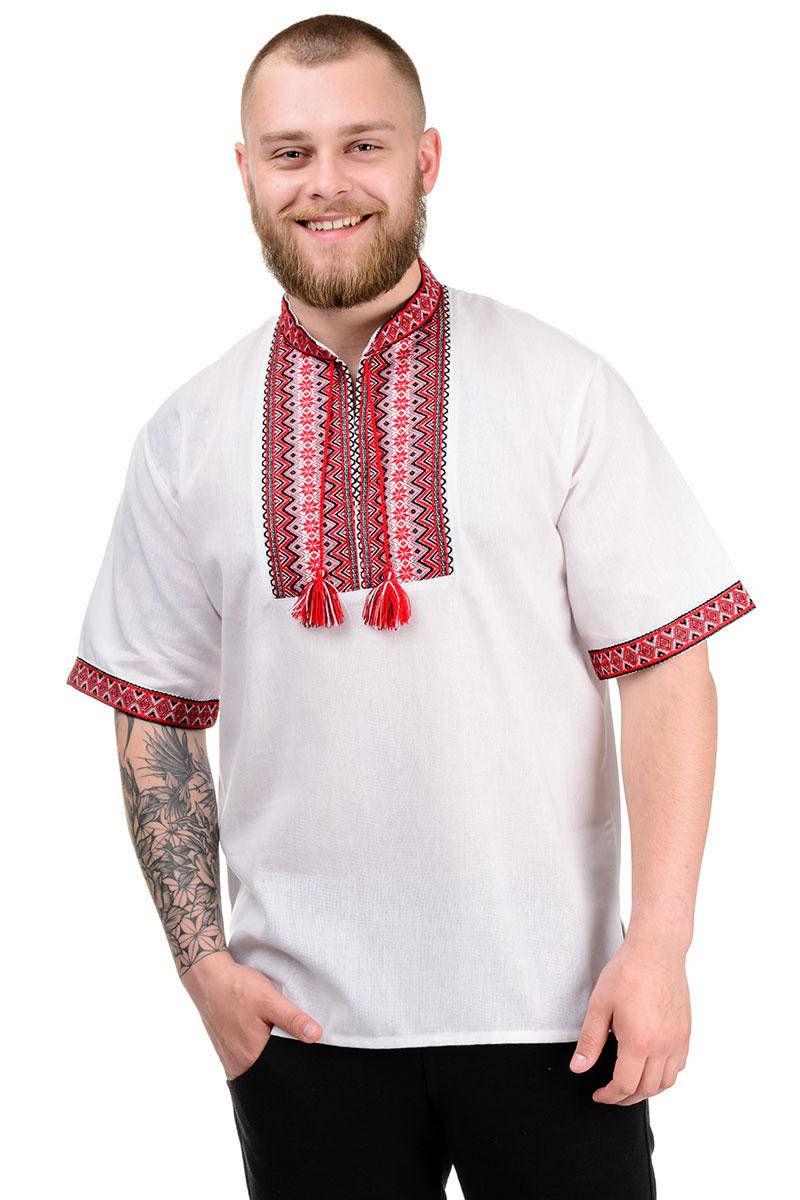 

Вышиванка сорочка мужская, Вишиванка чоловіча, хлопкова, р-р 44-54
