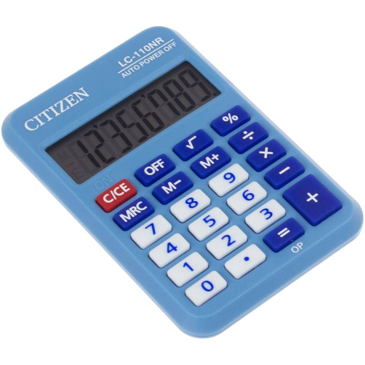 

Калькулятор "Citizen" LC110NR-BL