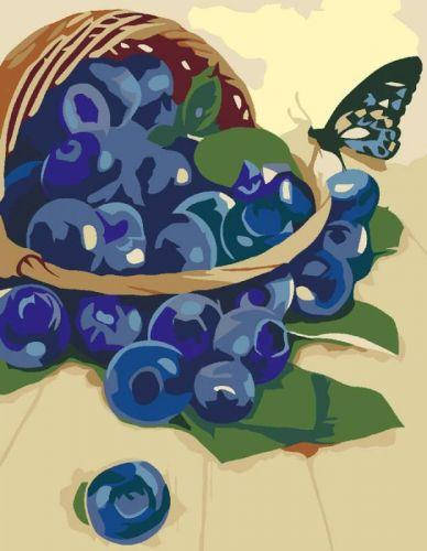 

Картина по номерам "Корзина с черникой" ★★ ☆ N00013324