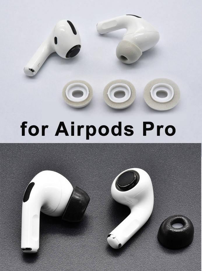 

Пенные вакуумные амбушюры с эффектом памяти Apple AirPods Pro и аналогов, Разные цвета