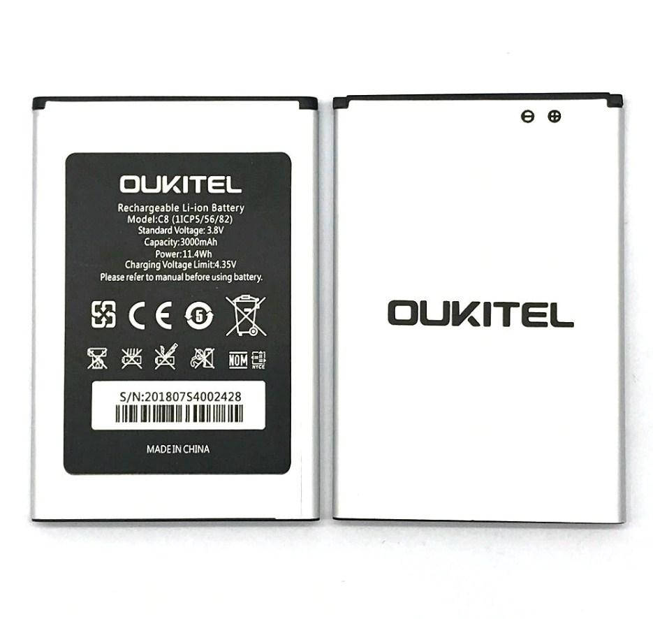 

Аккумулятор для Oukitel C8 (3000 mAh) 1ICP5/56/82