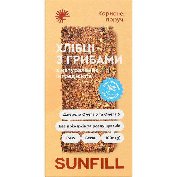 

Хлебцы с грибами Sunfill 100г