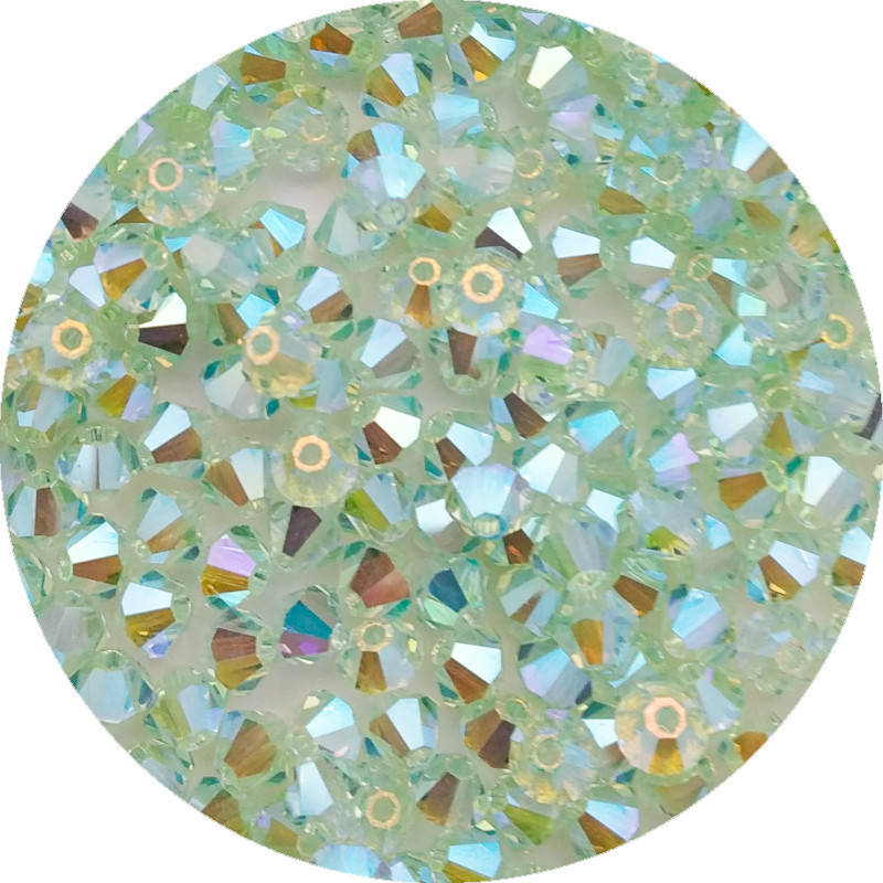 

Хрустальные биконусы Preciosa (Чехия) 4 мм Chrysolite ABx2, Разные цвета