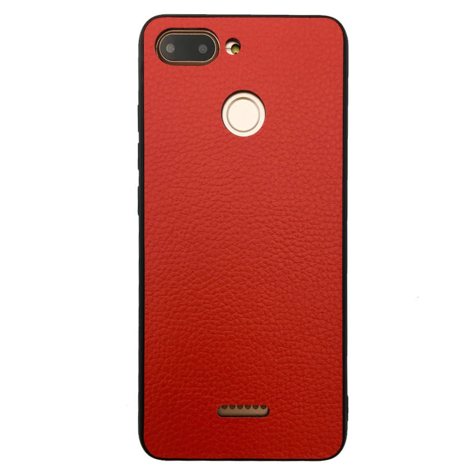 

Чехол-накладка DK-Case силикон Leather Case Business для Xiaomi Redmi 6 (red), Красный