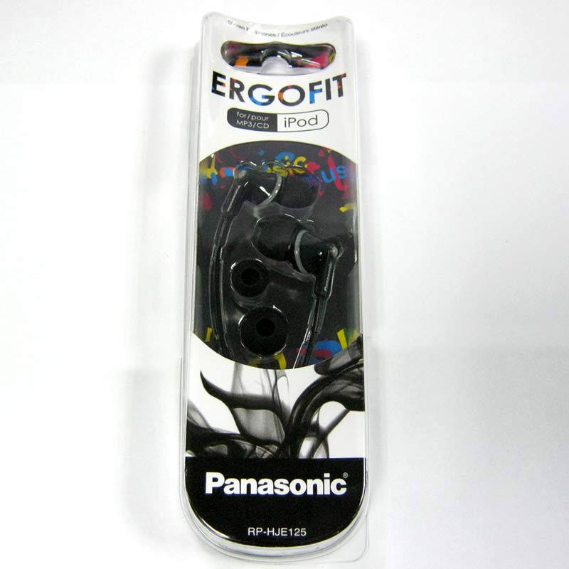 

Наушники Panasonic RP-HJE125E--K black, Черный
