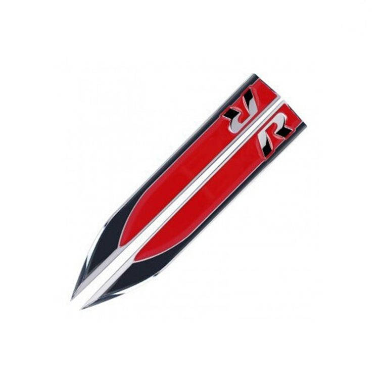 

Эмблемы на крылья VW Volkswagen R-Line Rline красные