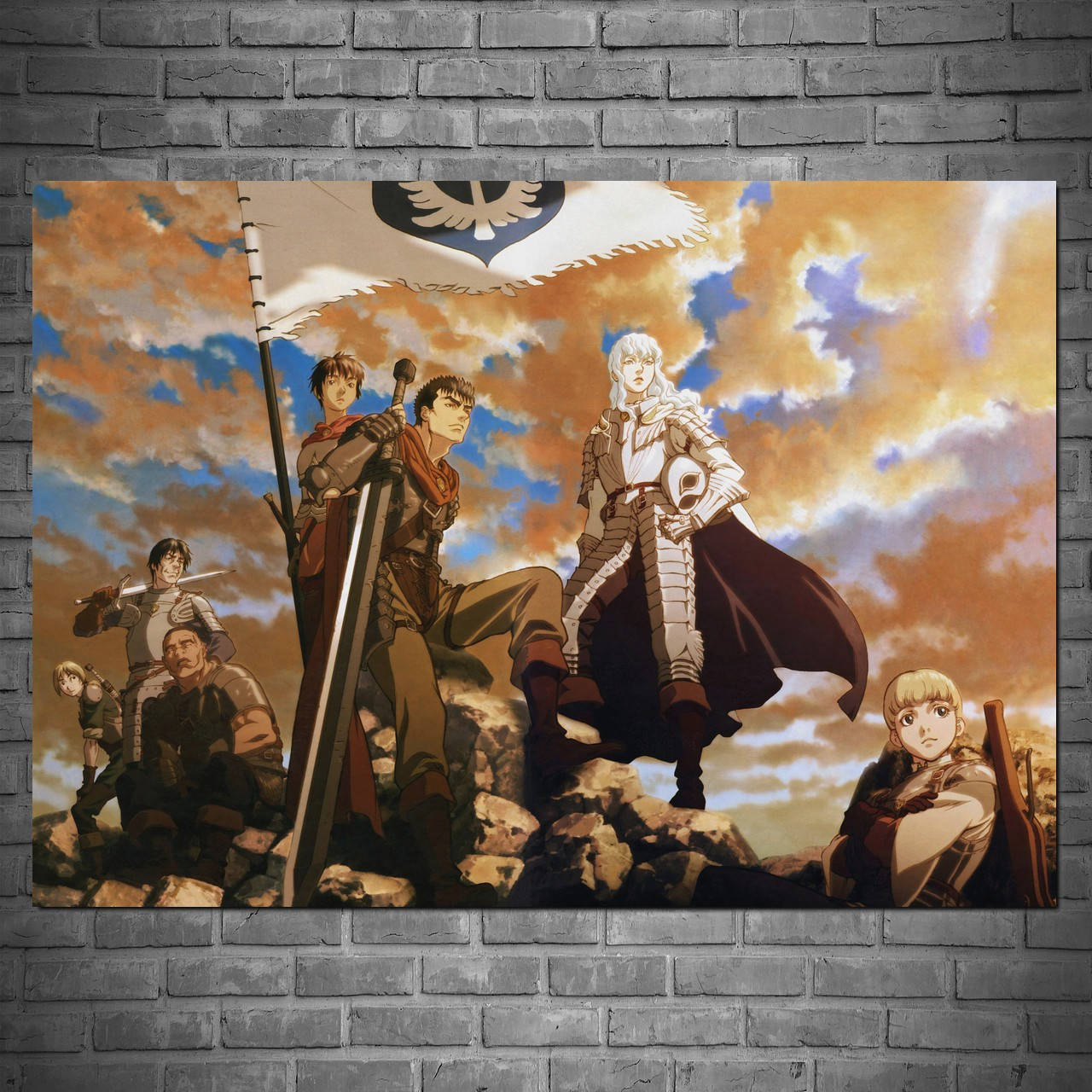 

Плакат "Берсерк, аниме, главные герои, Berserk" (артикул 1622)