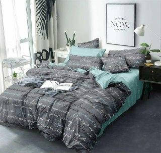 

Комплект постельного белья семейный Бязь Gold - Lux 150х220 см 2 шт, Серый
