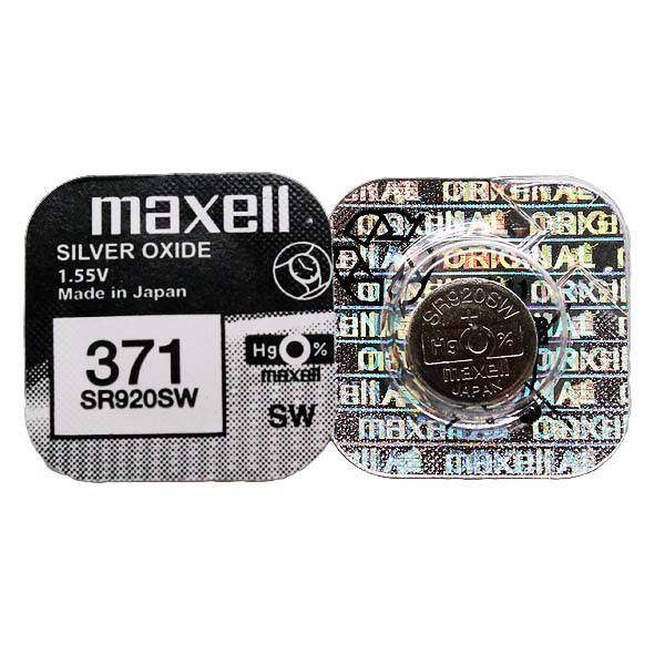 

Батарейка Maxell SR 920 SW G6(371,SR 69) (NEW EUROPE)