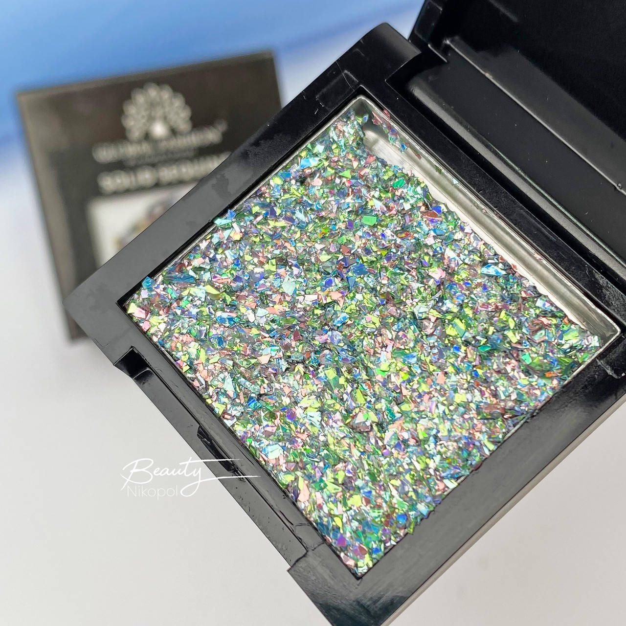 

Гель краска с глиттером Global Fashion Solid Sequins color gel 11, 5 мл