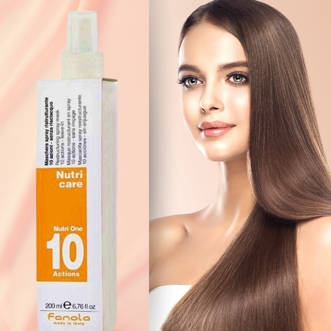 

10-функциональный спрей для сухих волос Fanola Nutri Care 200 мл