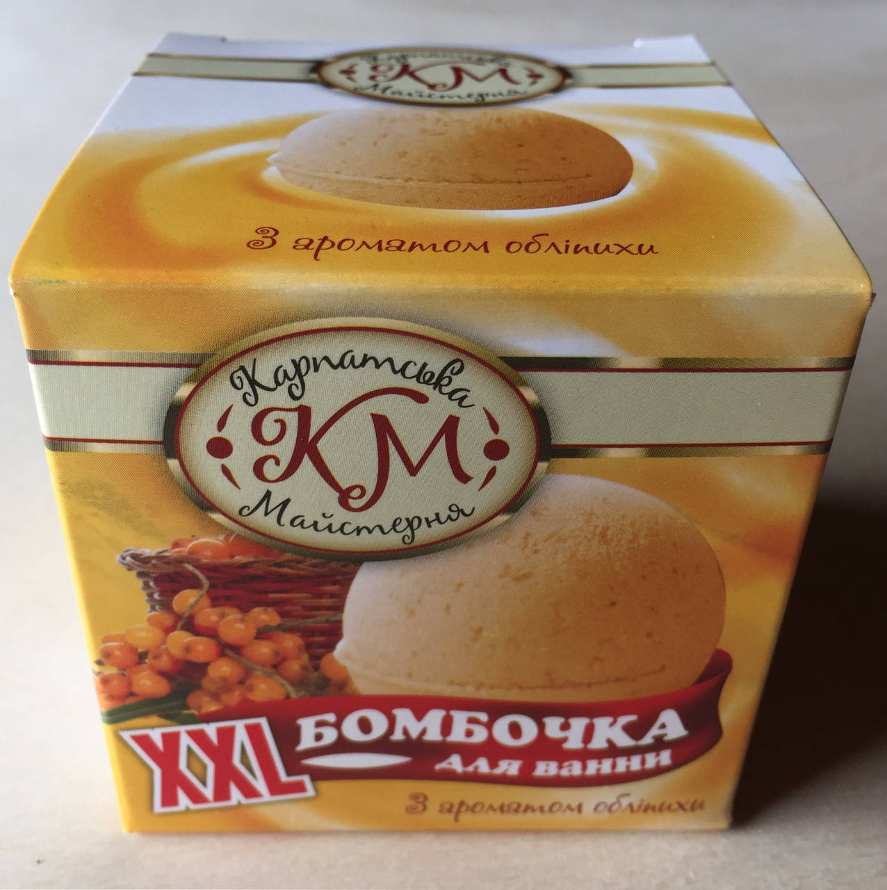 

Бомбочка для ванны с ароматом Облипихы.