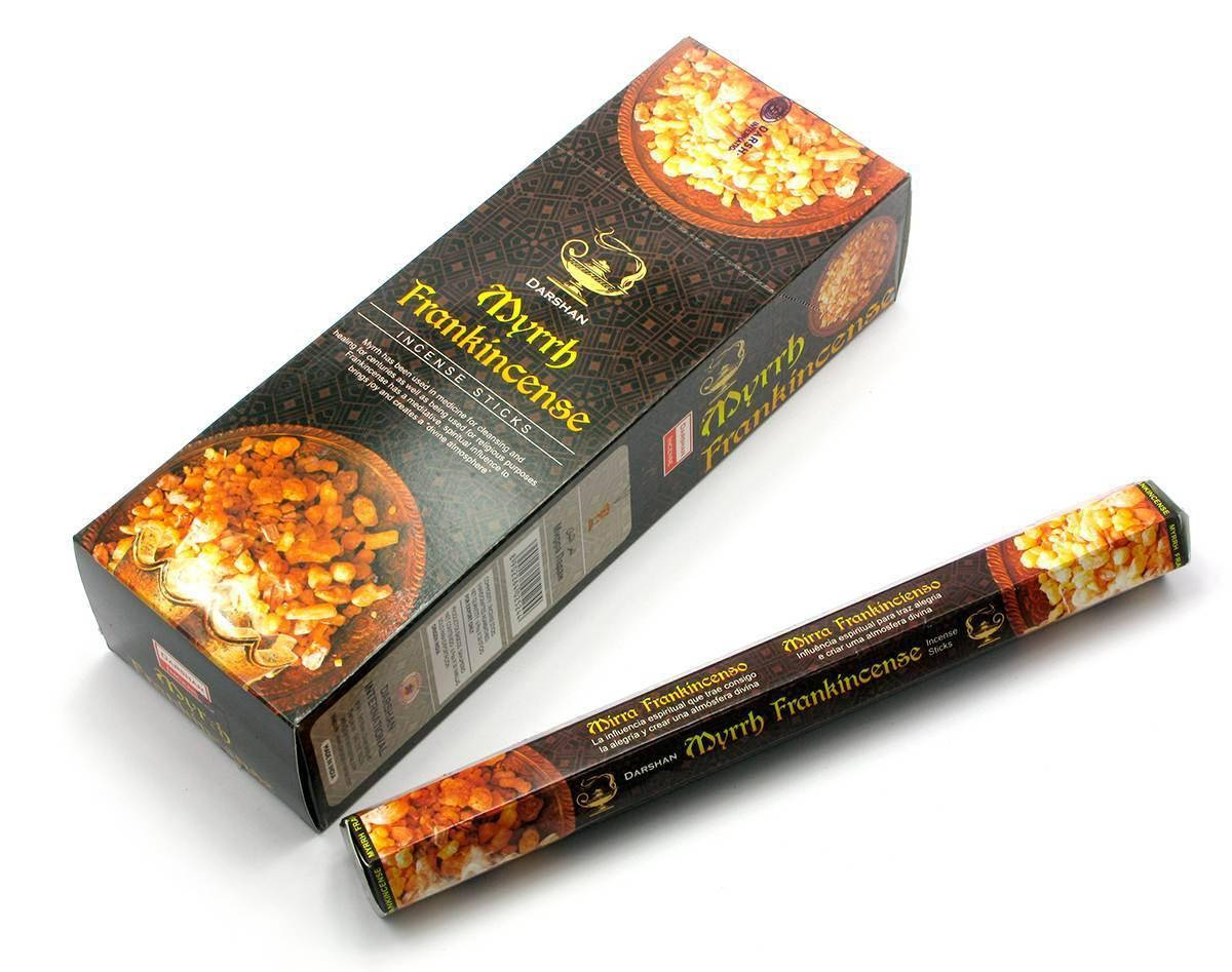 

Myrrh Frankincense (Мирра и Ладан)(Darshan)(6/уп) шестигранник
