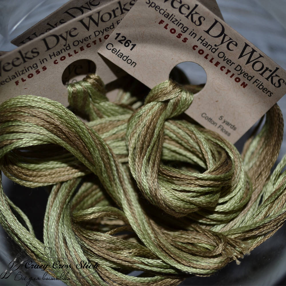 

Мулине Weeks Dye Works 1261 Celadon