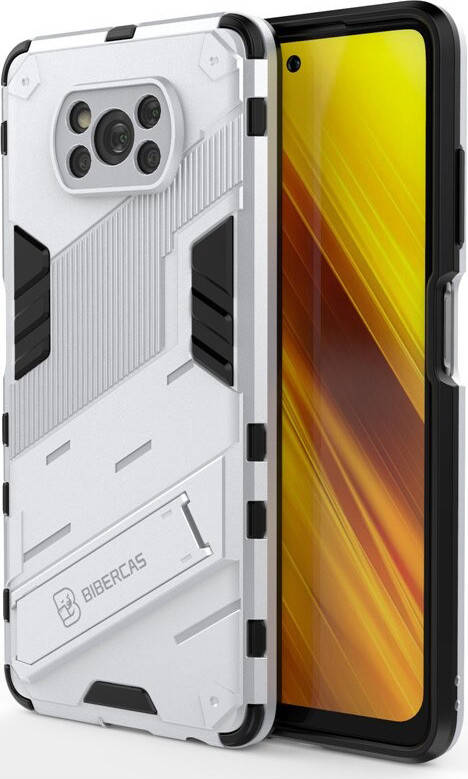 

Защитный чехол BIBERCAS Xiaomi Poco X3 Pro (с подставкой) Белый