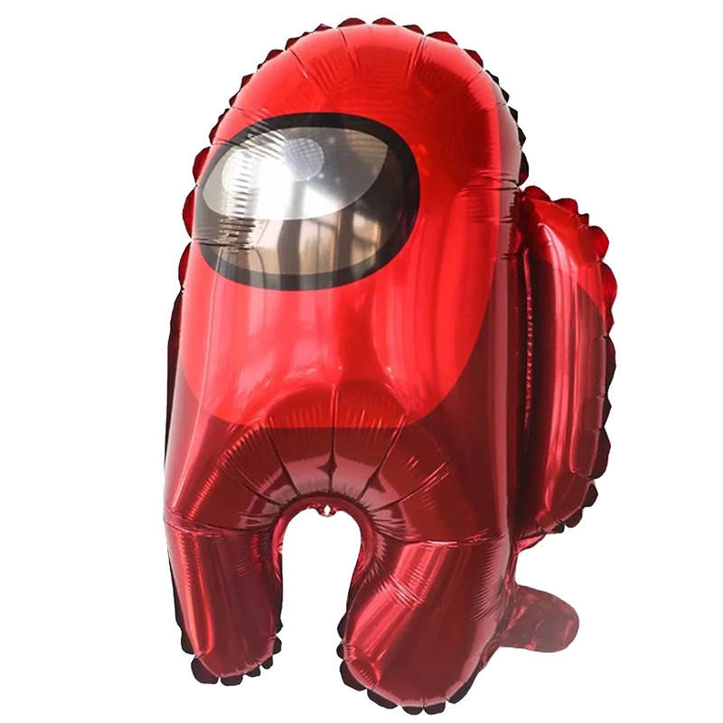 

Фольгированный шар фигура Among us красный Китай