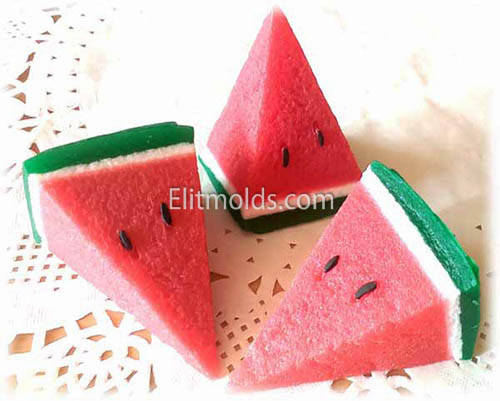 

Силиконовая форма Кусочек арбуза 3D