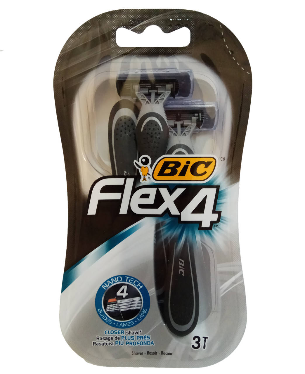 

Станок Bic FLEX 4 (3) блистер