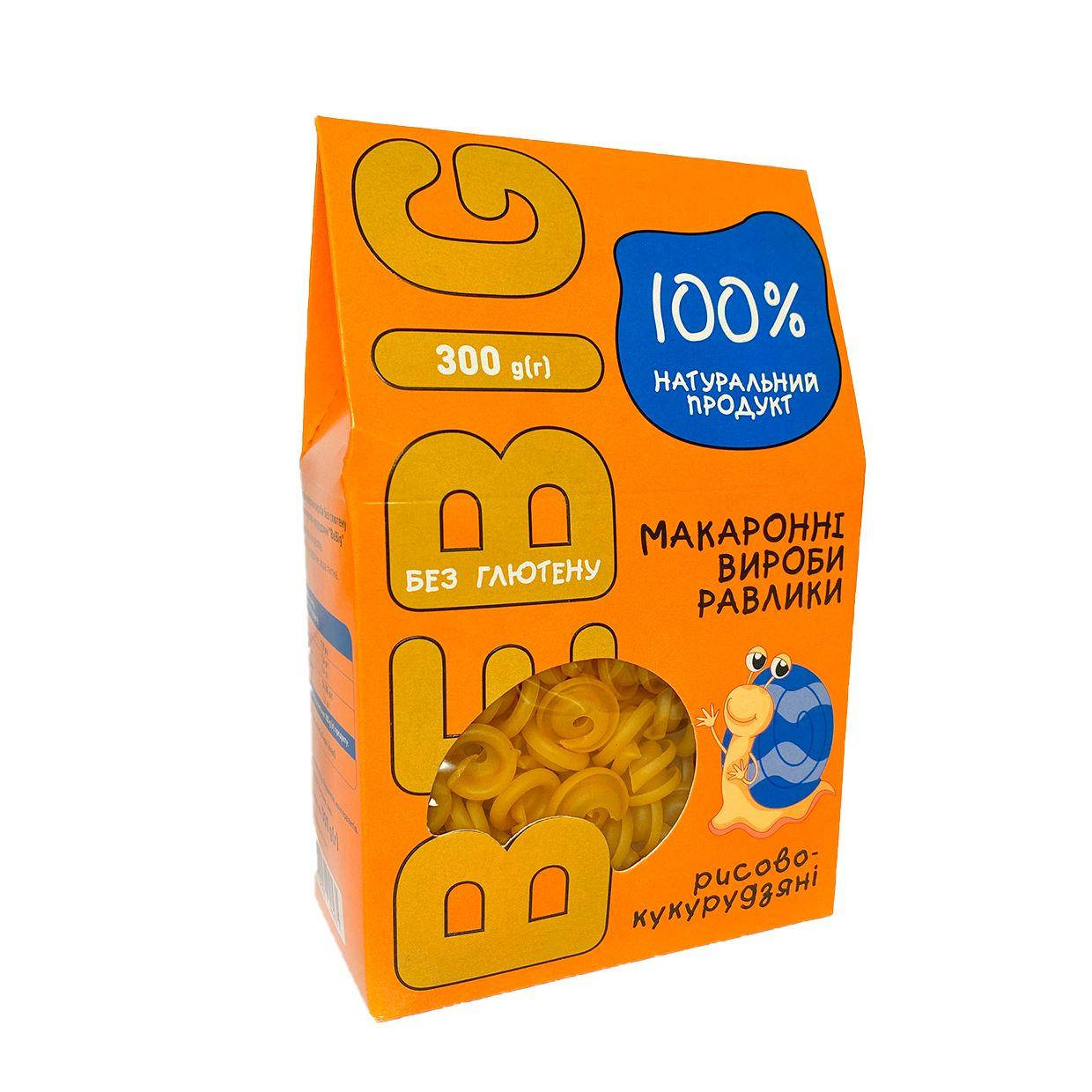 

Макароны "Улитки" рисово-кукурузные, 300 г