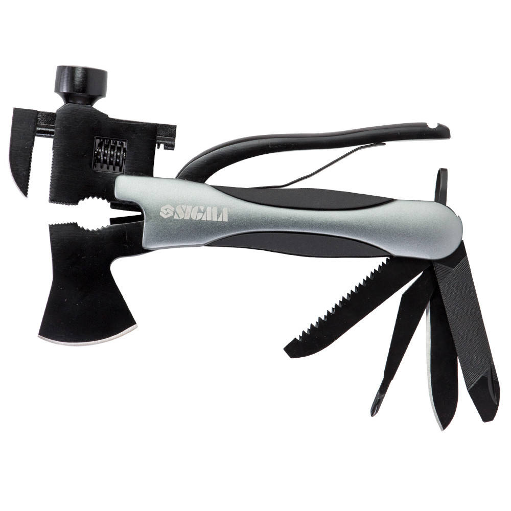 

Мультиинструмент топор 175мм 11в1 + насадки (чехол) sigma 4375411