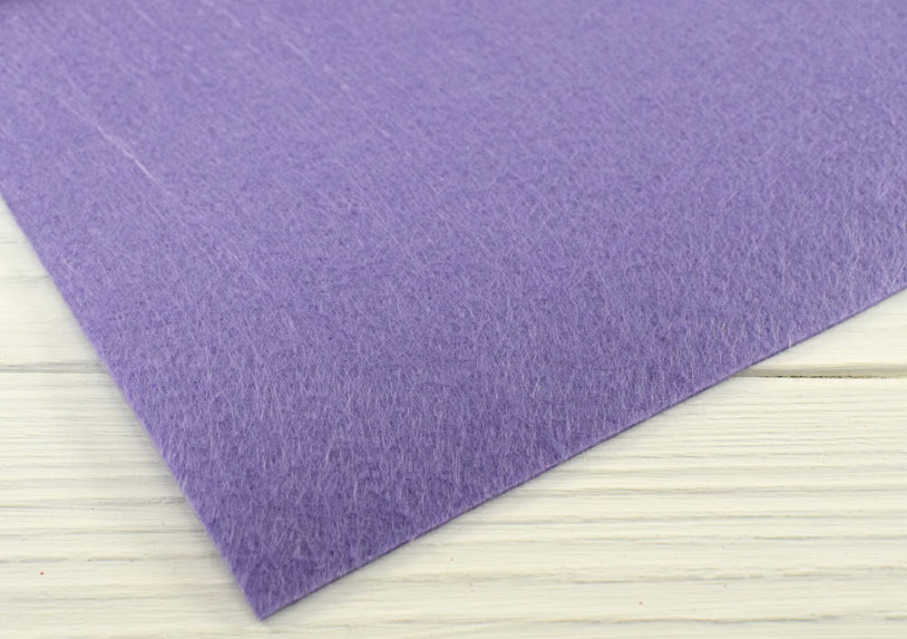 

Китайский жесткий фетр 1,2 мм (100х110 см) - №12 Сиреневый