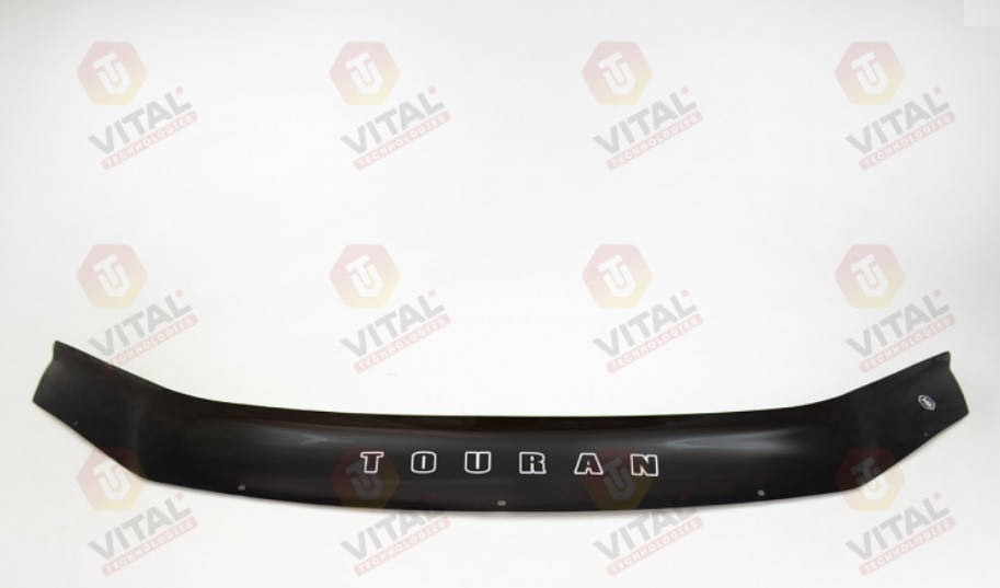 

Дефлектор капота VT52 (мухобойка) Volkswagen VW Touran 1 2007-2010 рестайлинг, Vip Tuning, VW22