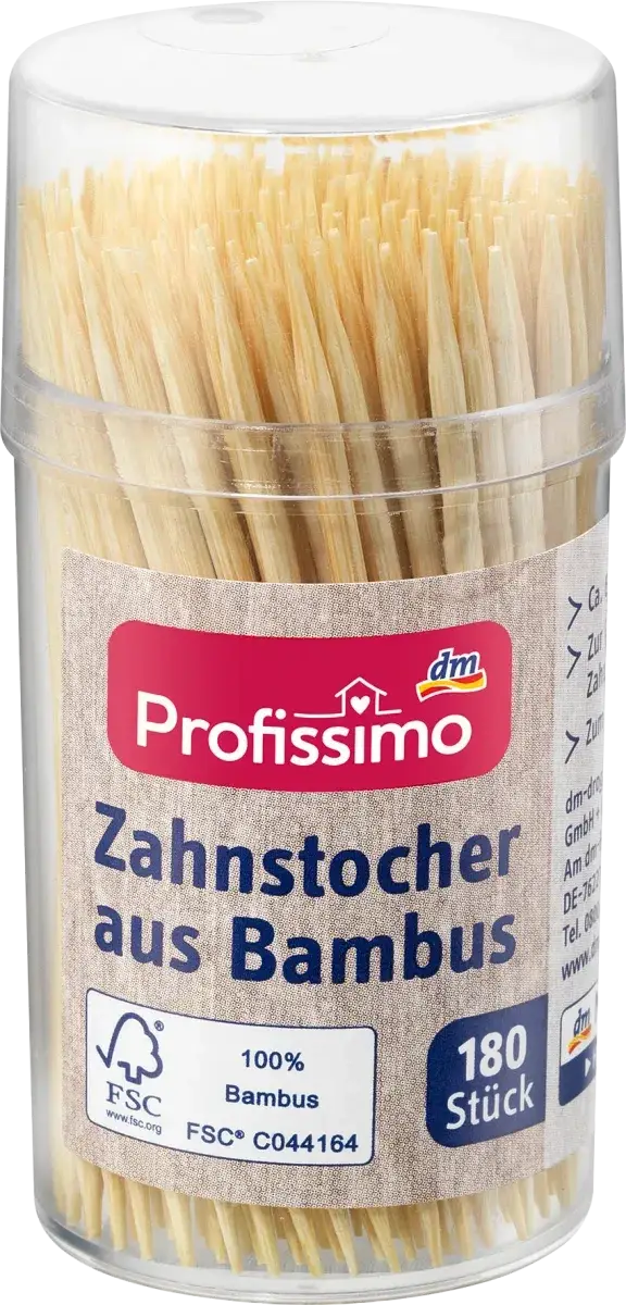 

Зубочистки Profissimo Zahnstocher, 180 шт.